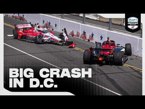 David Malukas & Sting Ray Robb Crash Out in D.C. | 2026 INDYCAR