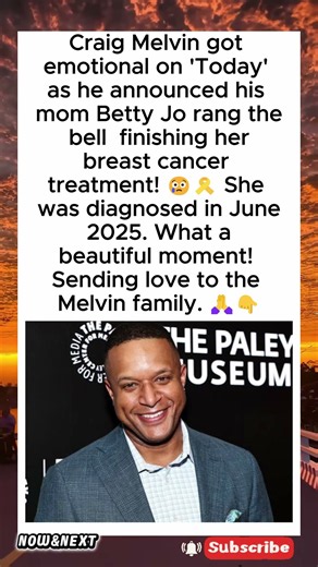 Craig Melvin's Mom Rings the Bell After Finishing Cancer Treatment 😢🎗️ #shorts #today #prayers