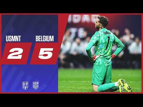 USMNT Defense Concedes Five In A Row | USMNT 2-5 Belgium | Official Highlights