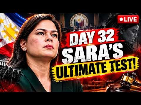 Sara Duterte Impeachment LIVE Day 32 | Philippines VP Trial Resumes, Senate Proceedings Underway