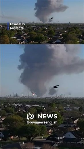 🛢️ 🇺🇸 Texas oil refinery in flames after explosion