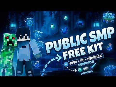 MINECRAFT LIVE | PUBLIC SMP LIVE | JAVA + BEDROCK SMP 🟢 #minecraft #minecraftlive