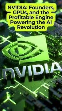 NVIDIA: Founders, GPUs, and the Profitable Engine Powering the AI Revolution #shorts