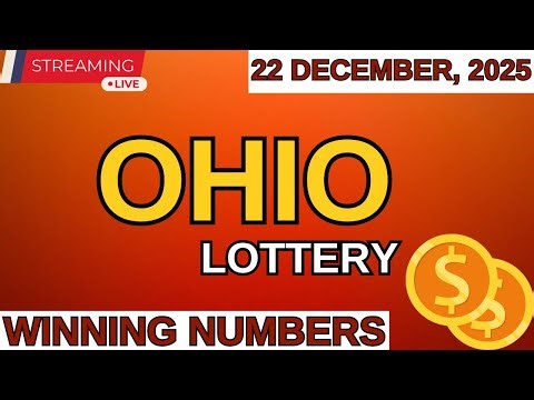 Ohio Midday Lottery Results For - 22 Dec, 2025 - Pick 3 - Pick 4 - Pick 5 - Powerball -Mega Millions
