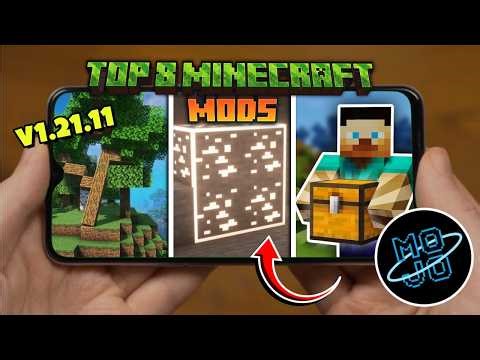 Top 8 Minecraft Mods 🔥 In MOJO LAUNCHER | Minecraft v1.21.11 | ( Minecraft Java On Android )