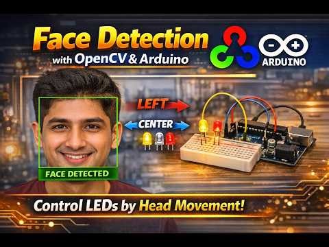 Face Detection with OpenCV + Arduino
