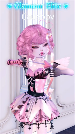 MONSTER HIGH C.A. CUPID in DRESS TO IMPRESS 🩷 #roblox #dresstoimpress #dti #shorts
