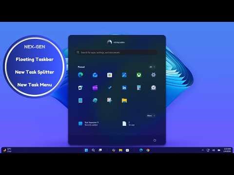 👉 Make Windows 11 Look INSANE with a Floating Taskbar, Task Separator & Custom Start Menu! 🔥 | ®™ |