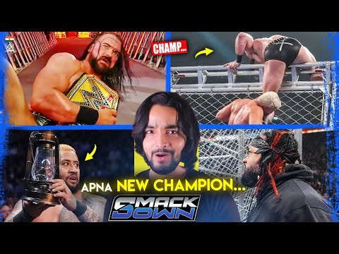 'Finally Jeet Gaya🔥' Drew McIntyre WINS Undisputed Championship - WWE Smackdown Highlights