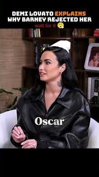 Demi Lovato Explains Why Barney Rejected Her 😭 #shorts #explorepage