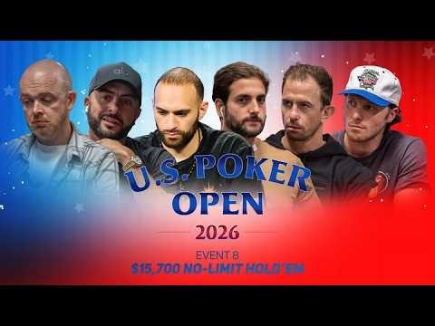 Joao Simao & Justin Zaki Hunt $292,800 Prize at U.S. Poker Open $15K Final Table!