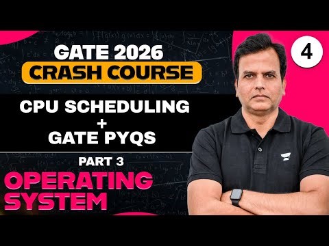 Operating System 04 | CPU Scheduling Part 3 | Round Robin, Multilevel Queue, MLFQ with PYQs