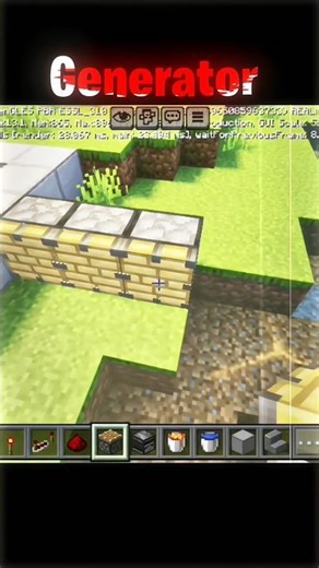 Easy Cobblestone Generator 😍 #minecraft