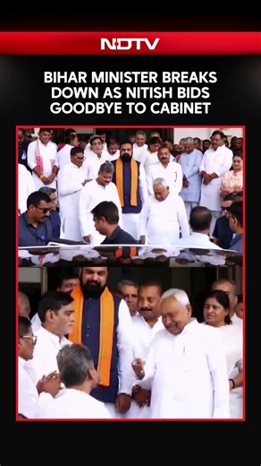 Bihar Minister Ashok Chaudhary Breaks Down As Nitish Bids Goodbye To Cabinet