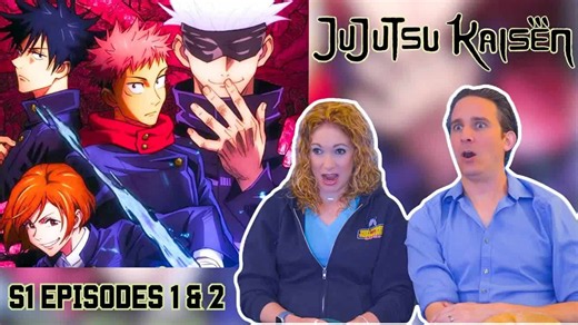 Jujutsu Kaisen season 1 episodes 1 & 2 reaction | DUB