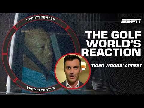 Jeff Darlington shares the golf world's reactions to Tiger Woods' arrest | SportsCenter