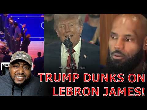 Trump DEMOLISHES Lebron James Moments After National Anthem Stunt Golf Swing Stunt BACKFIRES!