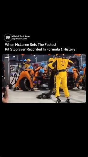 Car Garage Mood on Instagram: "McLaren Makes History! On 8 October 2023 at the Qatar Grand Prix in Lusail International Circuit, Qatar, McLaren’s pit crew set the fastest pit stop ever in F1, changing all four tires in an incredible 1.80 seconds. This broke the previous record of 1.82 seconds set by Red Bull Racing in 2019, showcasing precision, teamwork, and unmatched speed. Every second counts in Formula 1, and McLaren proved why they’re the benchmark for efficiency and performance. A perfect 