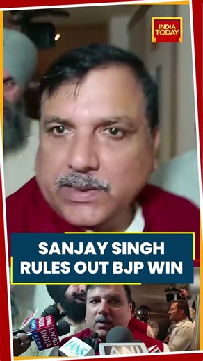 AAP's Sanjay Singh Rules Out BJP Win As Punjab Election Battle Heats Up #aap #punjab