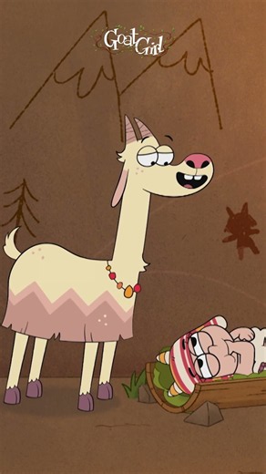 When Bedtime Turns Into CHAOS 😅🐐🔥 #GoatGirl #Gigi #BabyGoat #CartoonNetwork