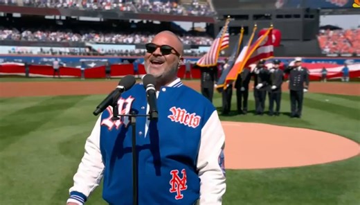 WATCH: ‘Hamilton’ Original Cast Member Whiffs on the Lyrics of the National Anthem at Mets Opening Day