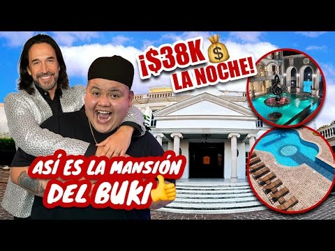 ¡$38K por NOCHE!😱💸 La EXÓTICA Y LUJOSA mansión del BUKI🤑🤩 - Oscar Baby Face