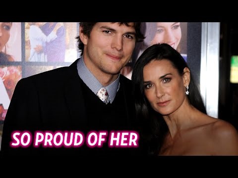 Ashton Kutcher Praises Ex Demi Moore After Her Oscar-Nominated Performance