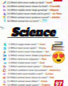 Science basic knowledge