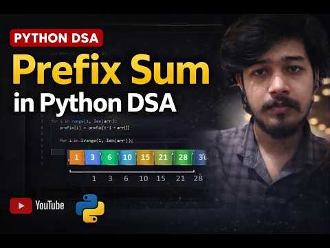 Prefix Sum in Python | DSA Made Easy 🚀 | Fast Range Sum Queries #Hero