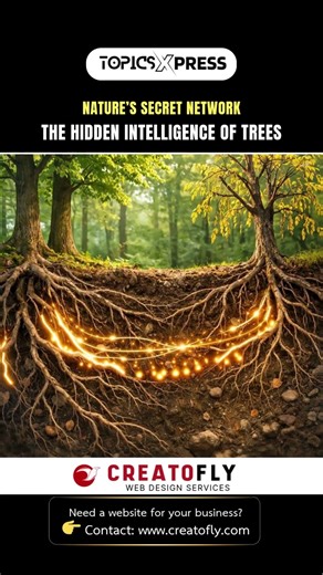 Trees Can Talk? The Secret Underground Network of Forests Explained | #topicxpress #facts