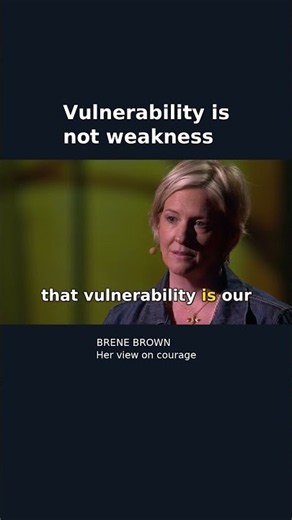 Brene Brown: vulnerability is not weakness #shorts