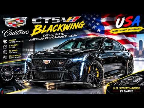 2027 Cadillac CT5-V Blackwing Unveiled The Ultimate American V8 Luxury Sports Sedan