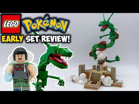 LEGO Rayquaza Set Showcase & Review! LEGO Pokemon Set 72168
