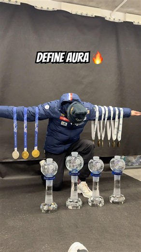 Aura farming season for @ericperrot1 🇫🇷🔥 #biathlon #aura