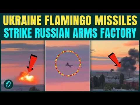 Ukraine BOMBS Russian Arms Facility: Two Flamingo Missiles STRIKE Russia’s Largest Defense Hub