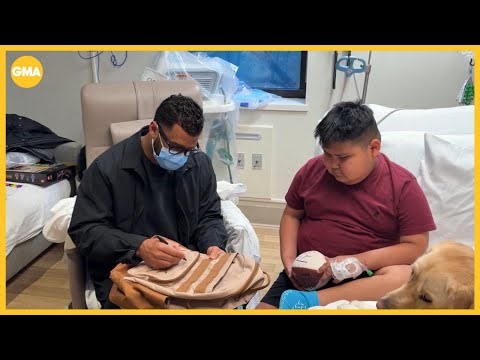 Russell Wilson talks new children's hospital gift