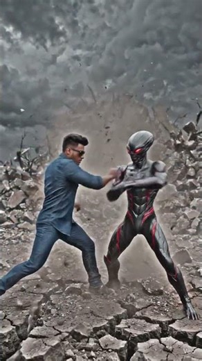 Epic Alien Showdown – Two Powerful Aliens Clash in a High-Speed Battle (Part 2)#shorts