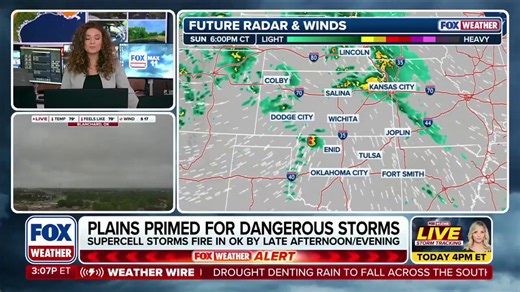 THREAT ZONE ⛈️: Days of severe weather will continue into Monday, as NOAA’s Storm Prediction Center has issued a level 3 out of 5 risk across parts of the Midwest and Mississippi Valley. A broader level 2 out of 5 risk stretches from the Central Plains through the Ohio Valley. Large hail, damaging winds, and tornadoes are expected. Stay with FOX Weather for the latest updates tracking the threat zone into Monday.#tornado #SevereWx #Midwest #OhioValley