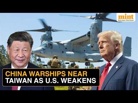 China Warships Move Near Taiwan’s Penghu As US Strain Raises Fears Of Escalation | Watch