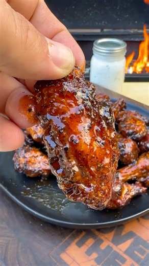 Honey Buffalo Ranch Wings Recipe (In Description)