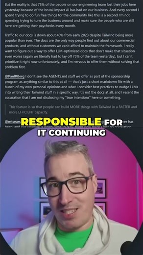 AI is killing Tailwind