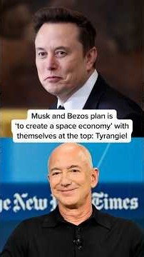 Musk and Bezos plan is 'to create a space economy' with themselves at the top: Tyrangiel