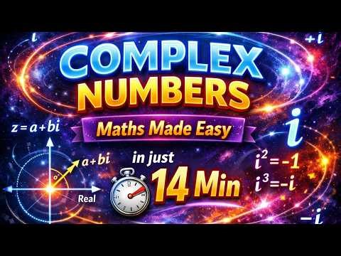 Complex Numbers One Shot in 14 Minutes | Maths Made Easy by Divine Defence Academy