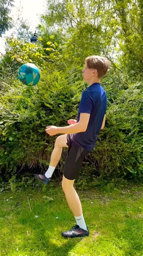 Can He Keep The Football Up Forever? ⚽🔥
