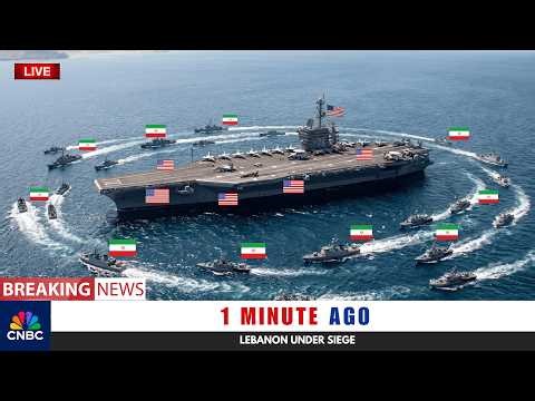 30 Iranian Boats Swarmed a U.S. Aircraft Carrier in Hormuz | Then THIS Happened....