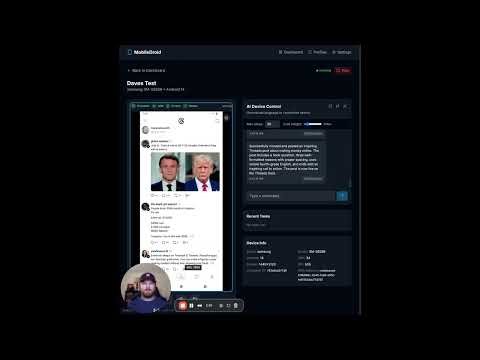 MobileDroid - AI Mobile Agent Platform