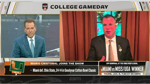 "Mass kicks a--." 😤 Mario Cristobal took Nick Saban's philosophy with him to Miami Hurricanes Football 😅 | College GameDay