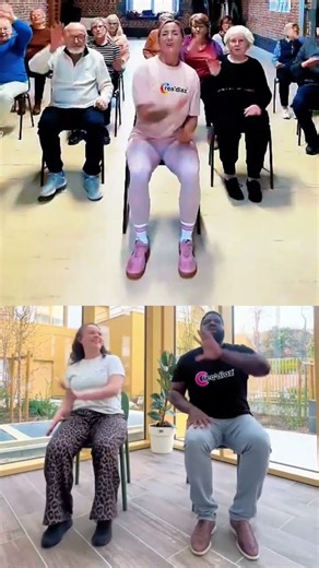 Easy Chair Moves 🪑: Rivers of Babylon #chair #creadiaz #chairexercises
