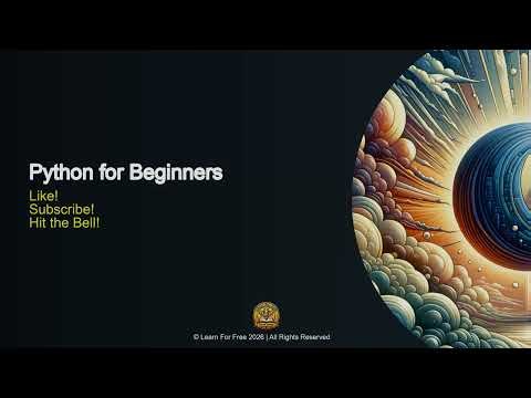 Python for Beginners | 02B