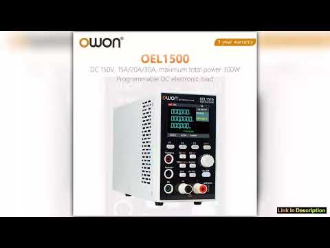 OWON Programmable DC Electronic Load OEL15 Series Digital Battery Capacity Tester 150V300W OEL1515